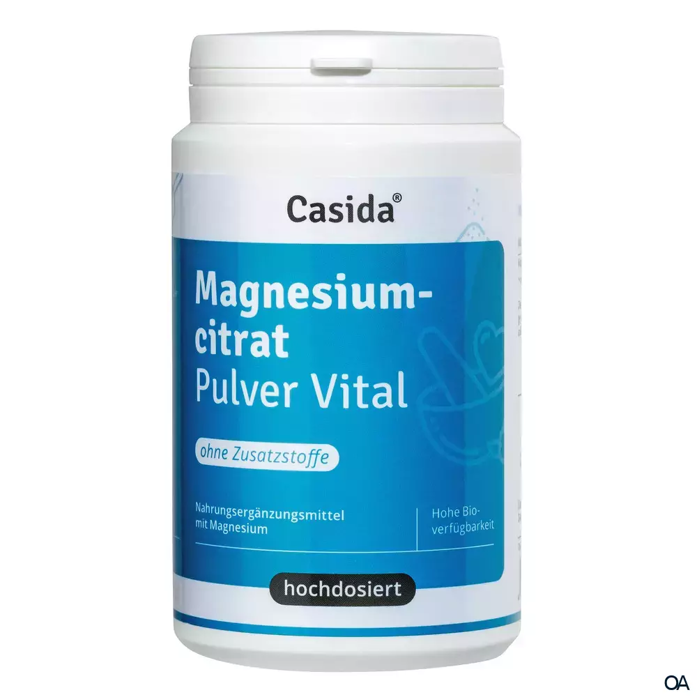 Casida Magnesiumcitrat Pulver Vital