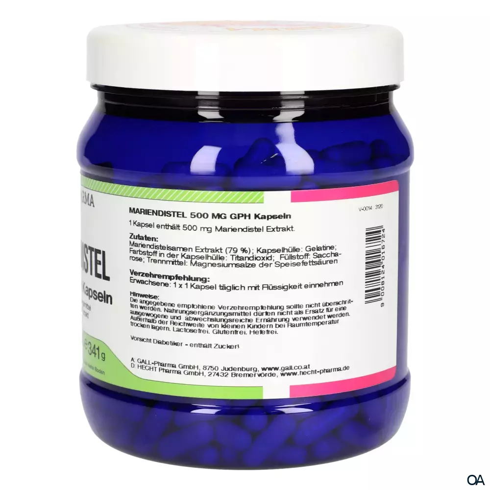 Gall Pharma Mariendistel 500 mg Kapseln