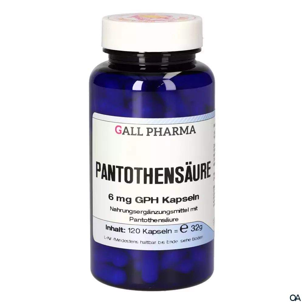 Gall Pharma Pantothensäure 6 mg Kapseln