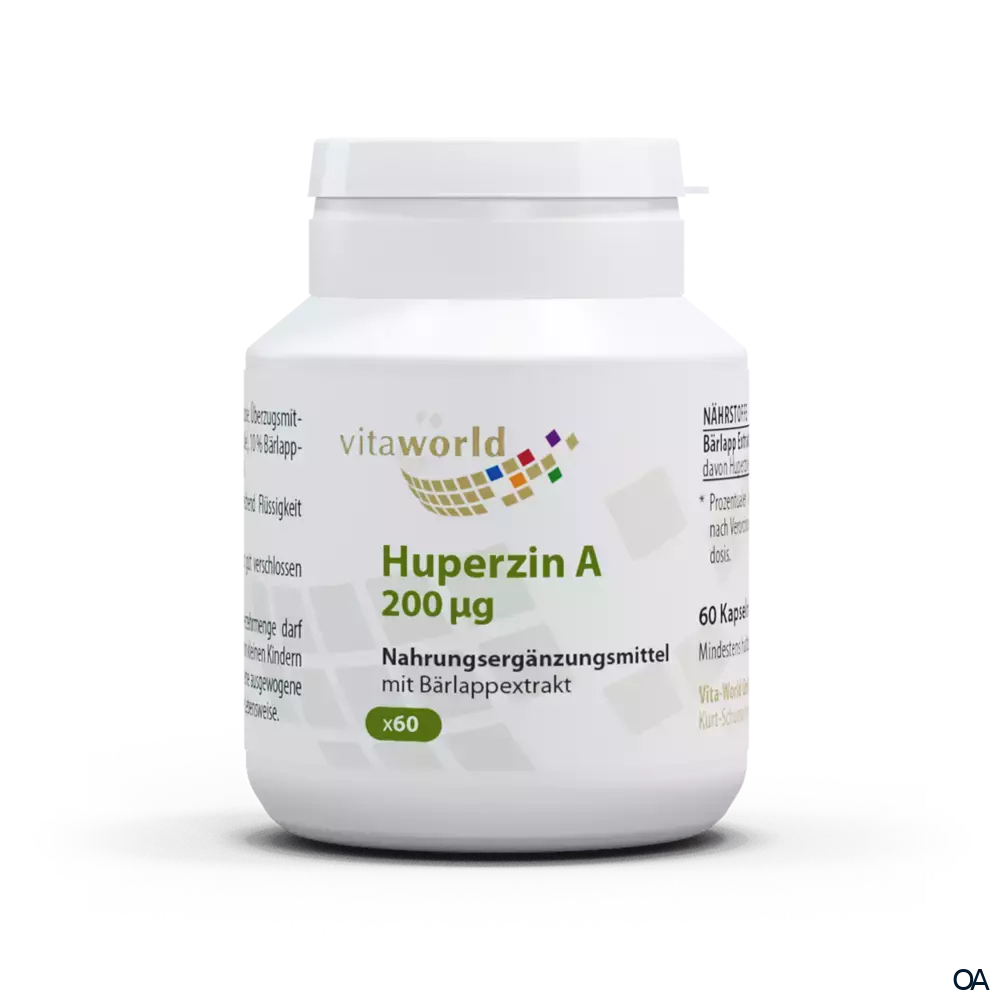 Vitaworld Huperzin A 200 mcg Kapseln