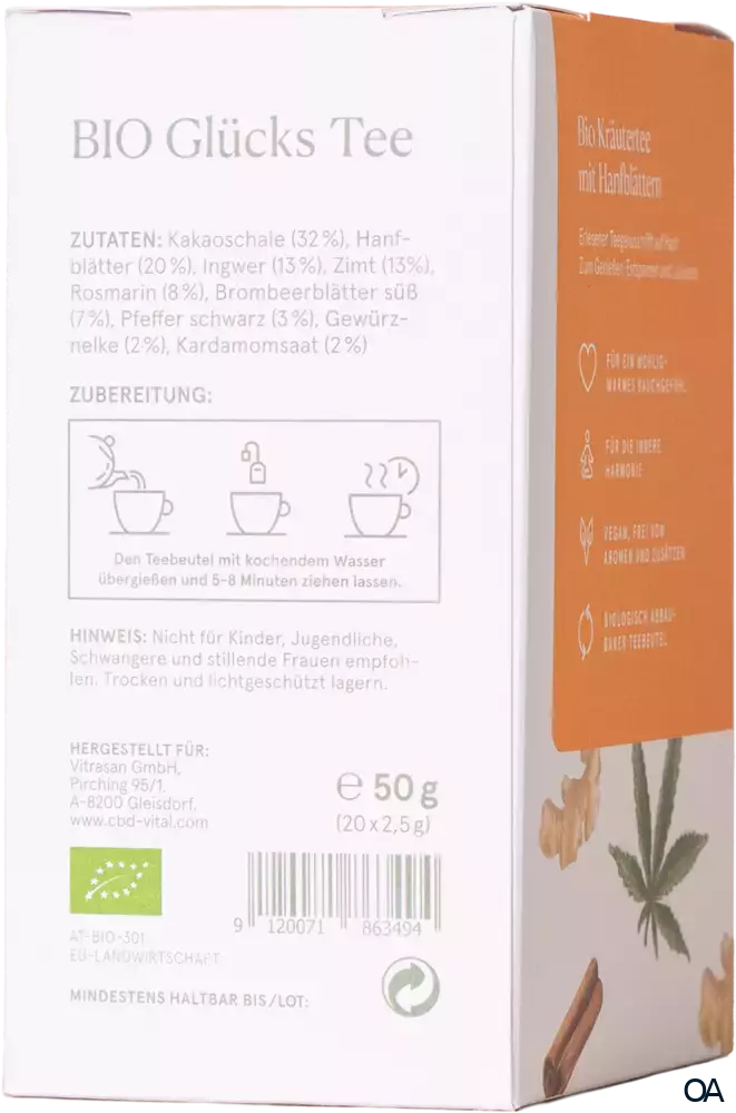 CBD VITAL BIO Glücks Tee CBD VITAL BIO Glücks Tee