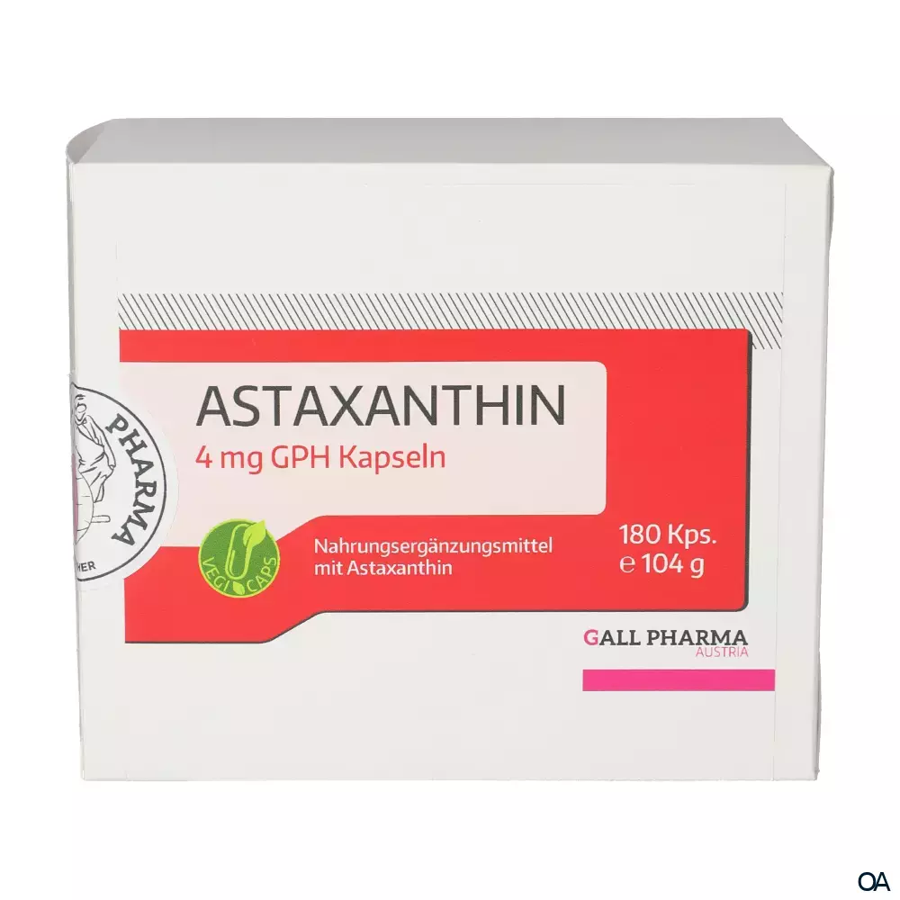 Gall Pharma Astaxanthin 4 mg Kapseln