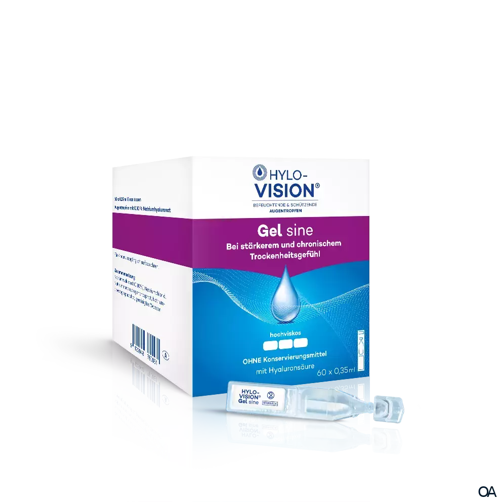 Hylo-Vision® Gel sine Augentropfen Einzeldosen