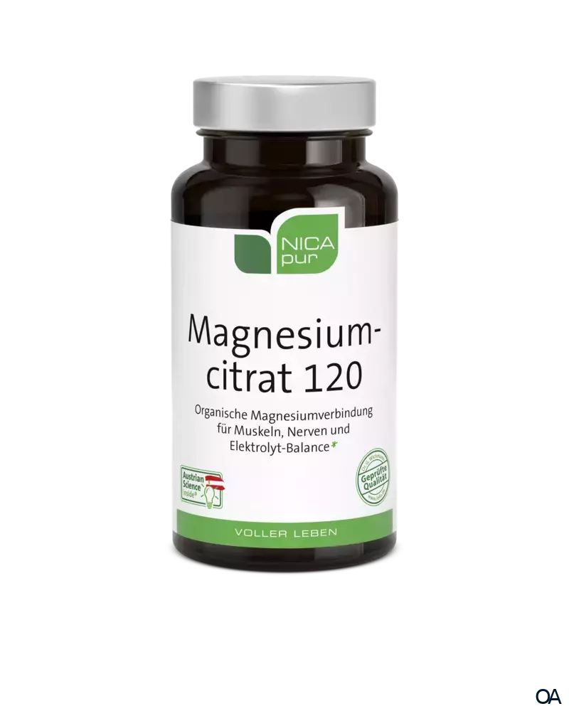 NICApur Magnesiumcitrat 120 Kapseln