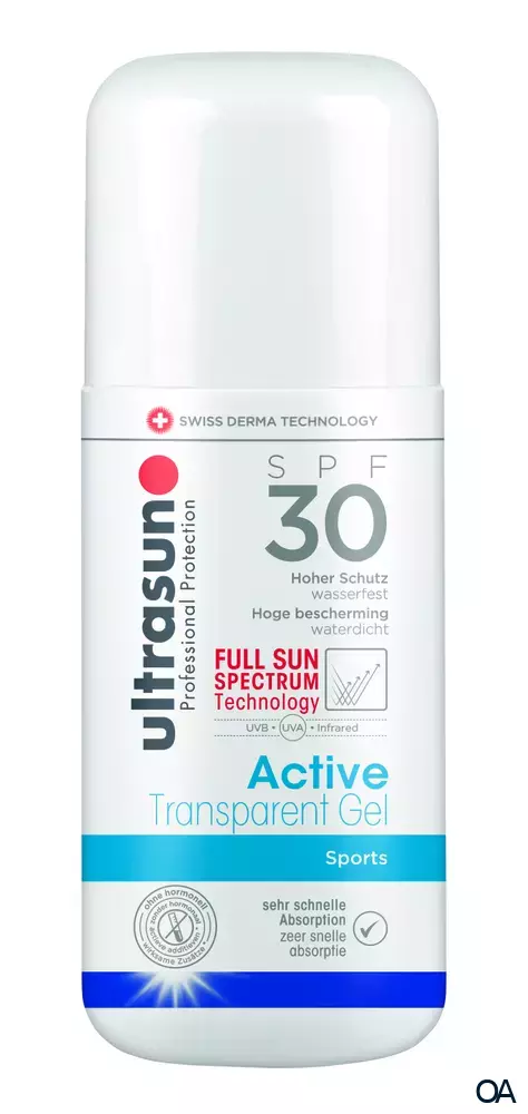 ULTRASUN Active Transparent Gel SPF30