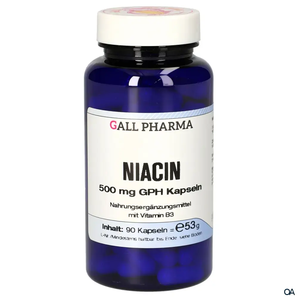 Gall Pharma Niacin 500 mg Kapseln