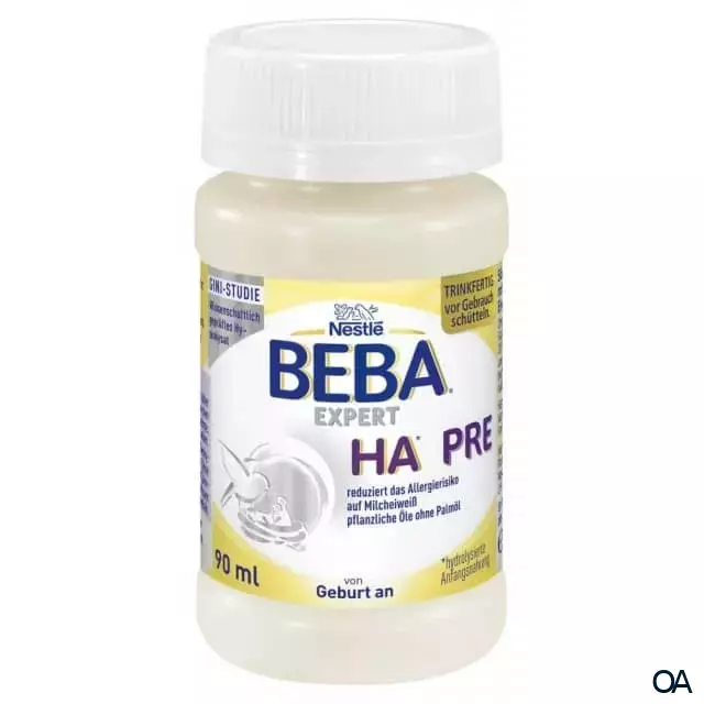Nestlé Beba HA Pre Anfangsmilch von Geburt an, trinkfertig 90 ml