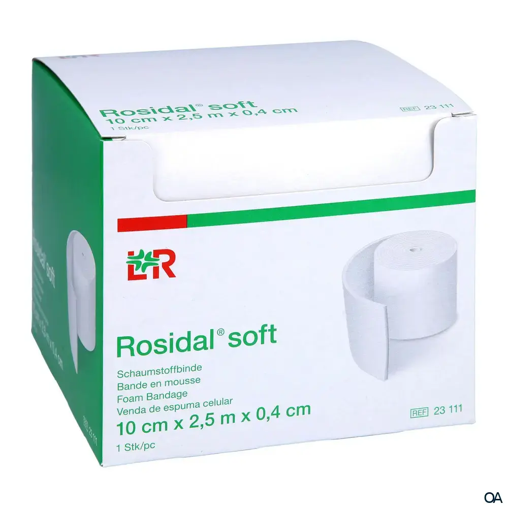 Rosidal® soft Schaumstoffbinde 10 cm x 2,5 m x 0,4 cm