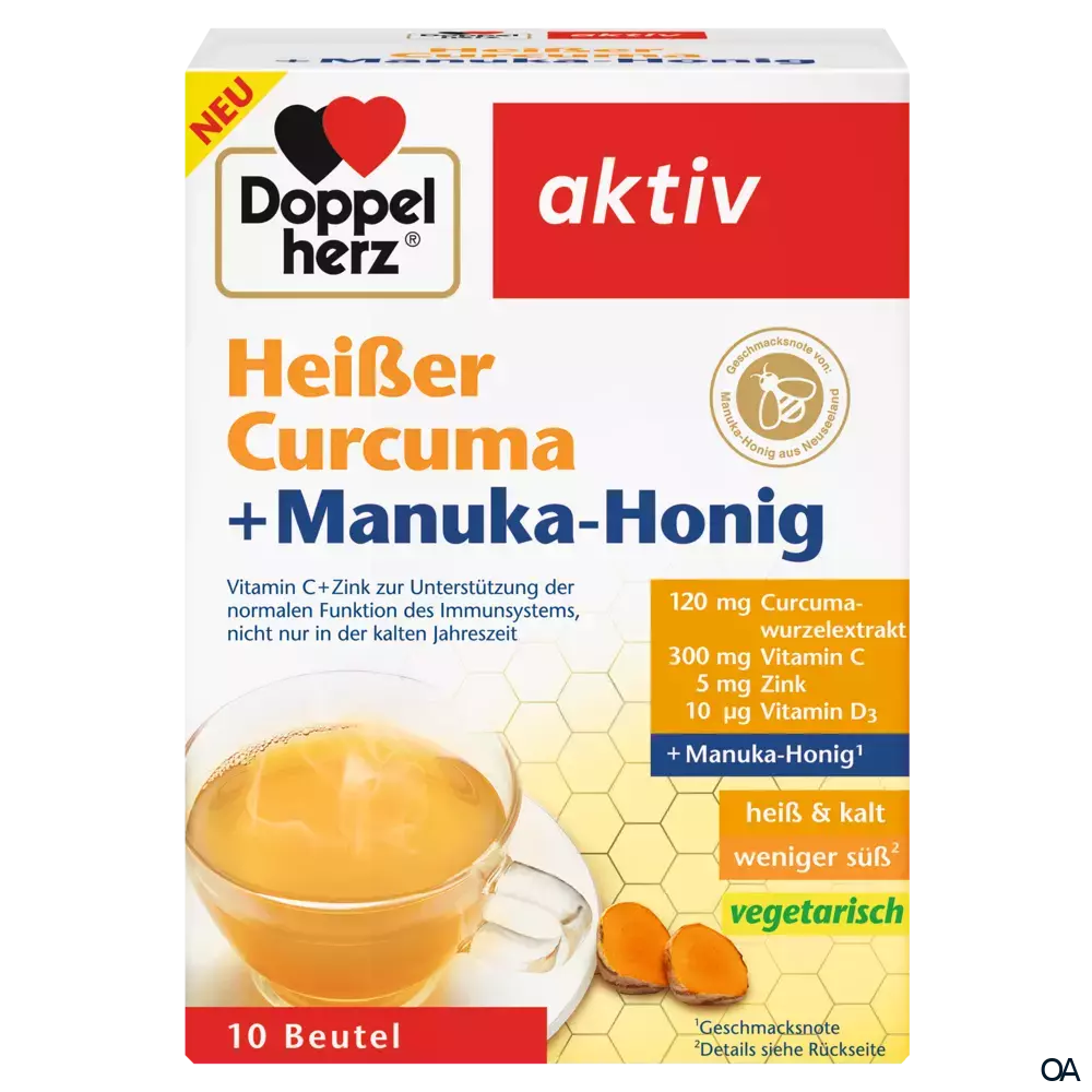 Doppelherz aktiv Heißer Curcuma + Manuka-Honig Sachets