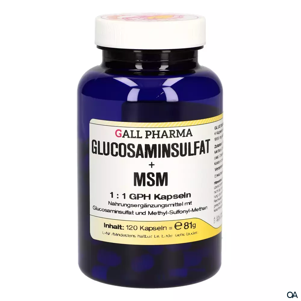 Gall Pharma Glucosaminsulfat + MSM 1:1 Kapseln