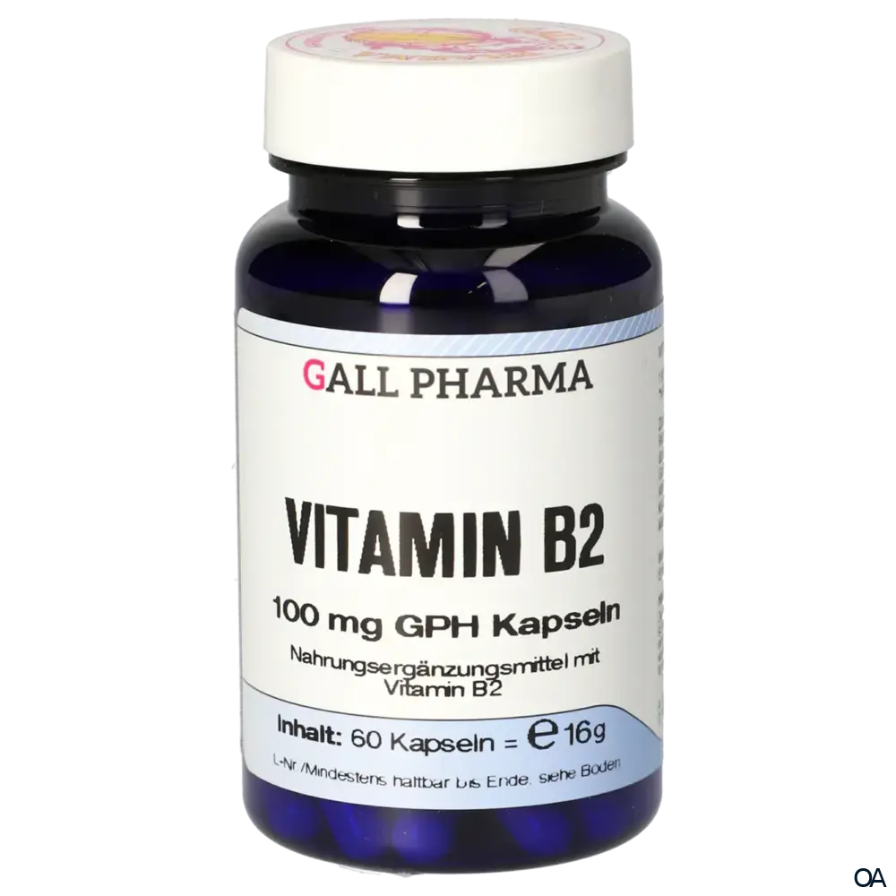 Gall Pharma Vitamin B2 100 mg Kapseln