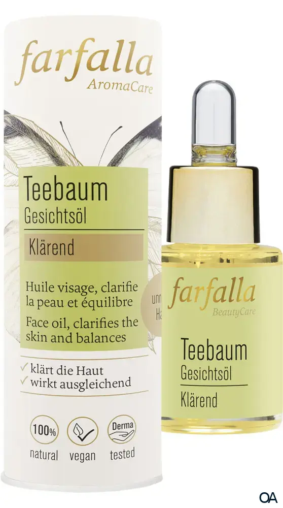 Farfalla Gesichtsöl Teebaum, klärend
