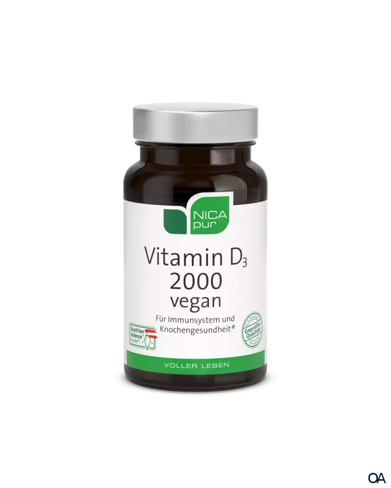 NICApur Vitamin D3 2000 vegan Kapseln
