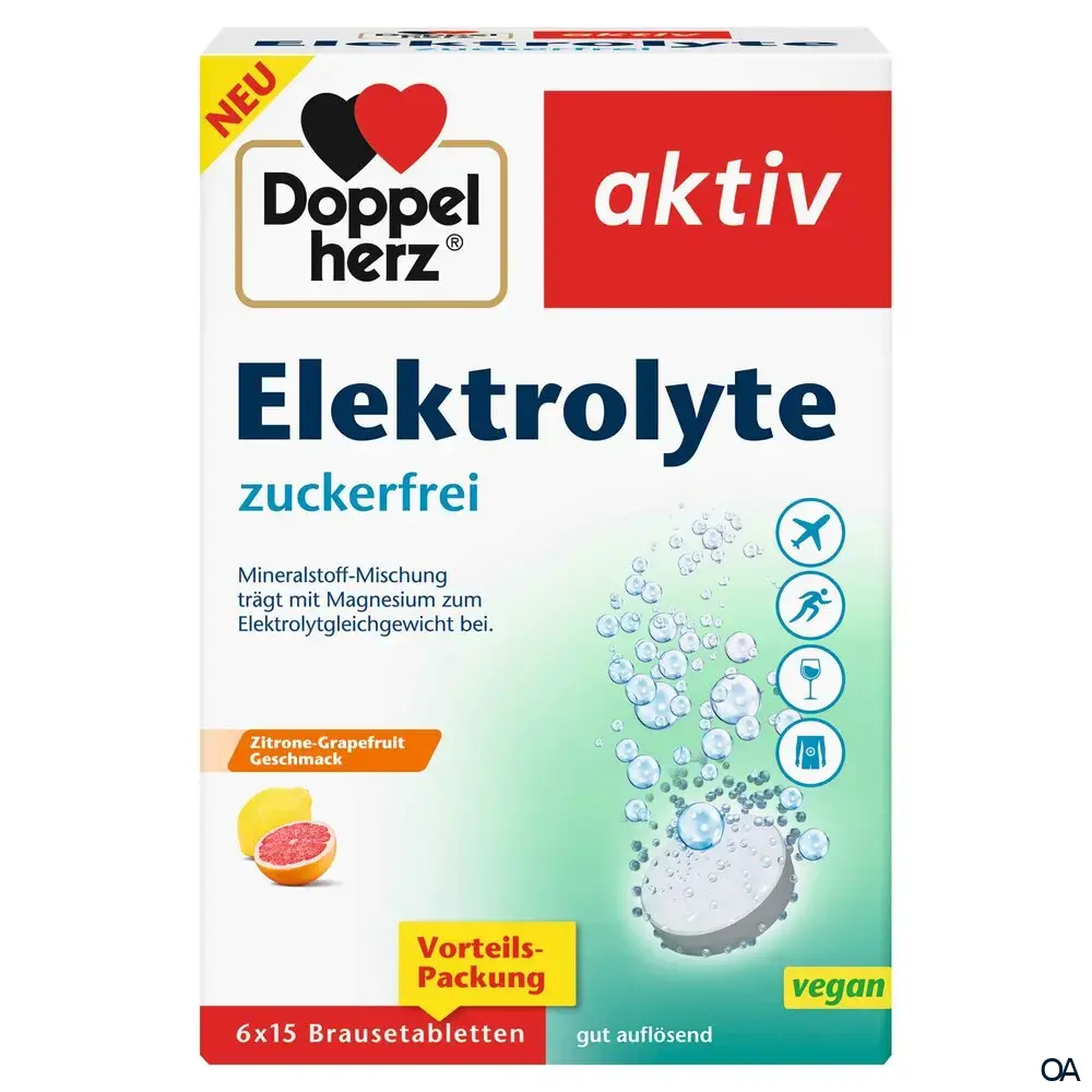 Doppelherz aktiv Elektrolyte Brausetabletten - Zuckerfrei