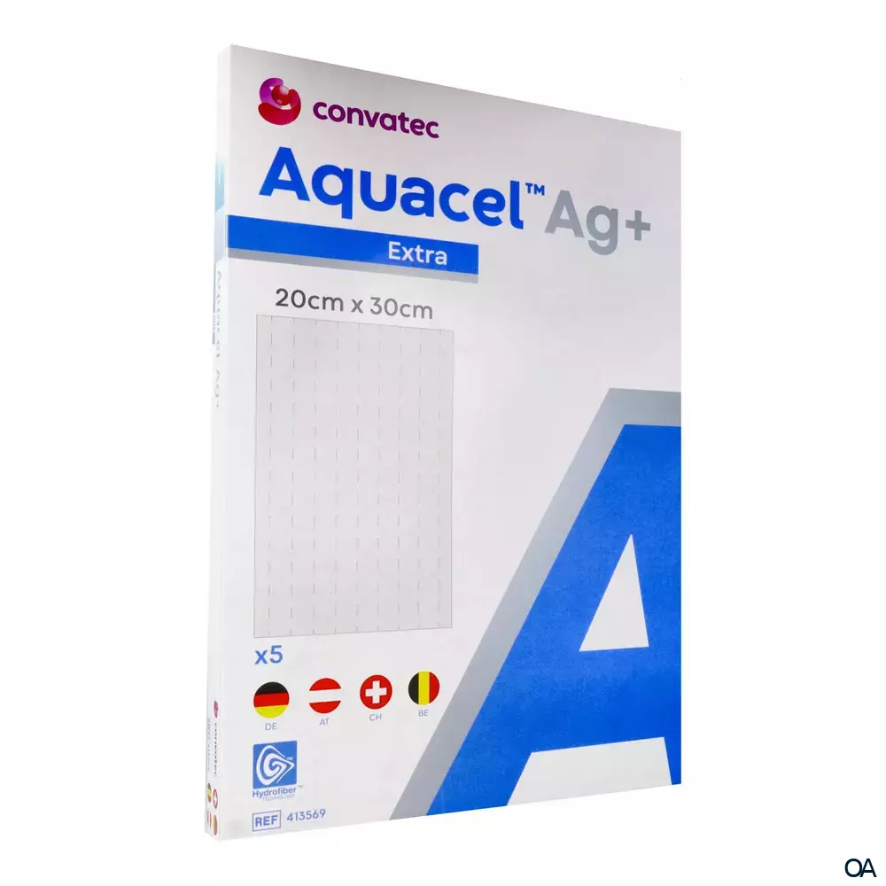 ConvaTec Aquacel® Ag+ Extra Wundauflage steril, 20 x 30 cm