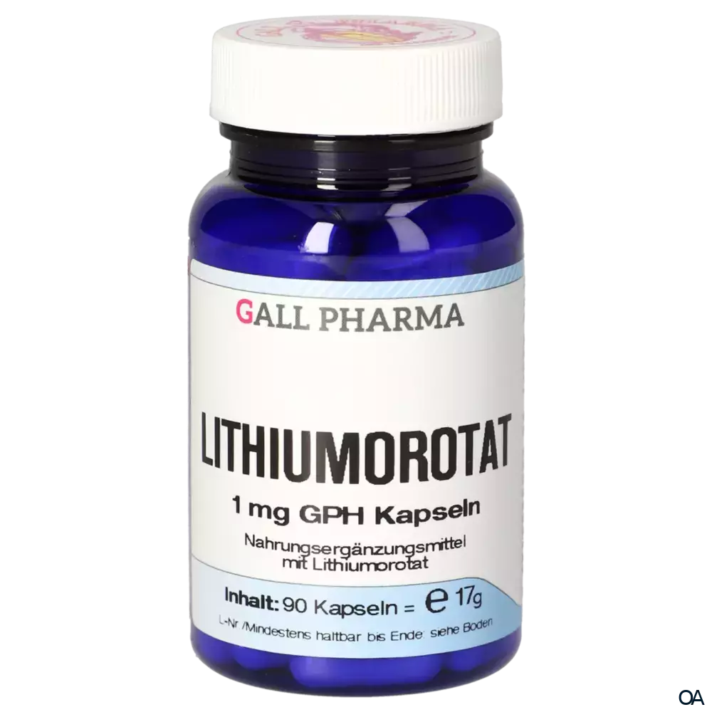 Gall Pharma Lithiumorotat 1 mg Kapseln