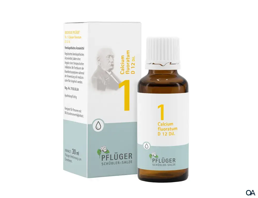 BIOCHEMIE PFLÜGER® Nr. 1 Calcium fluoratum D 12 Dil. Tropfen
