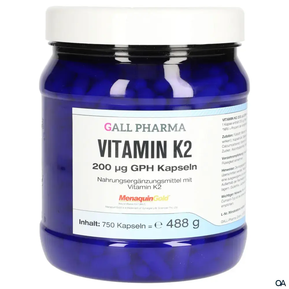 Gall Pharma Vitamin K2 200 mcg Kapseln