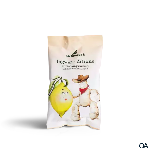 Schuster’s Ingwer-Zitrone Erfrischungszuckerl