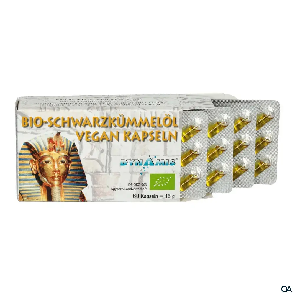 Dynamis BIO Schwarzkümmelöl Vegan Kapseln