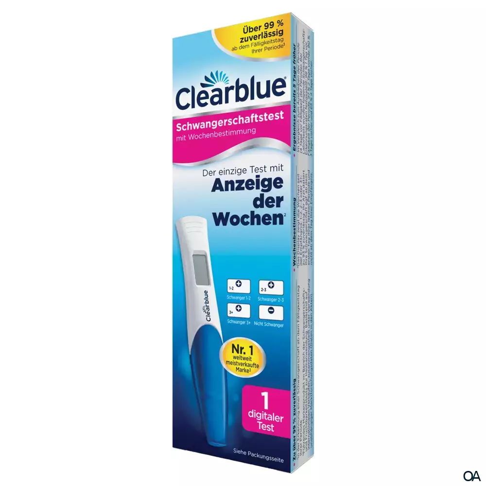 Clearblue Schwangerschaftstest mit Wochenbestimmung