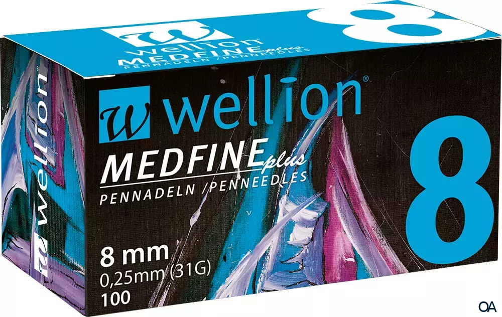 Wellion® MEDFINE Plus Pennadeln 8 mm Wellion® MEDFINE Plus Pennadeln 8 mm