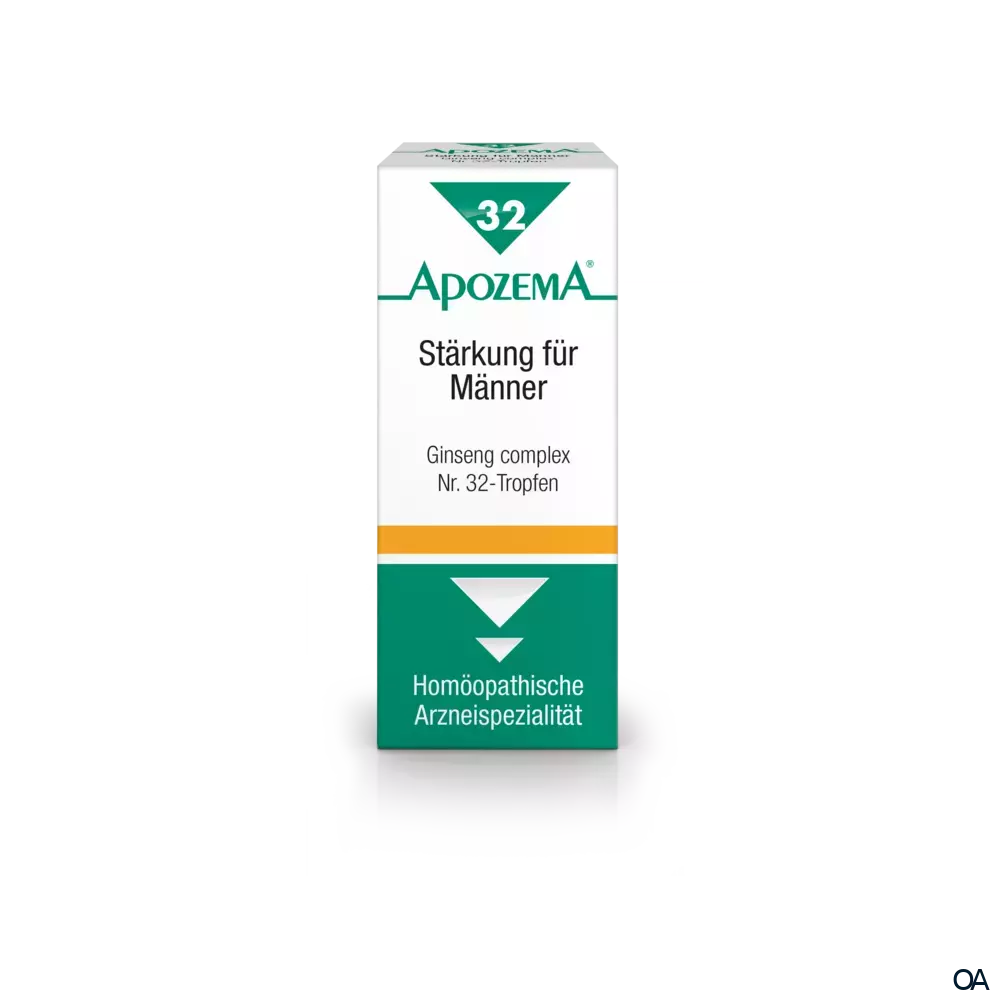 Apozema® Stärkung für Männer Ginseng complex Nr. 32 Tropfen zum Einnehmen Apozema® Stärkung für Männer Ginseng complex Nr. 32 Tropfen zum Einnehmen
