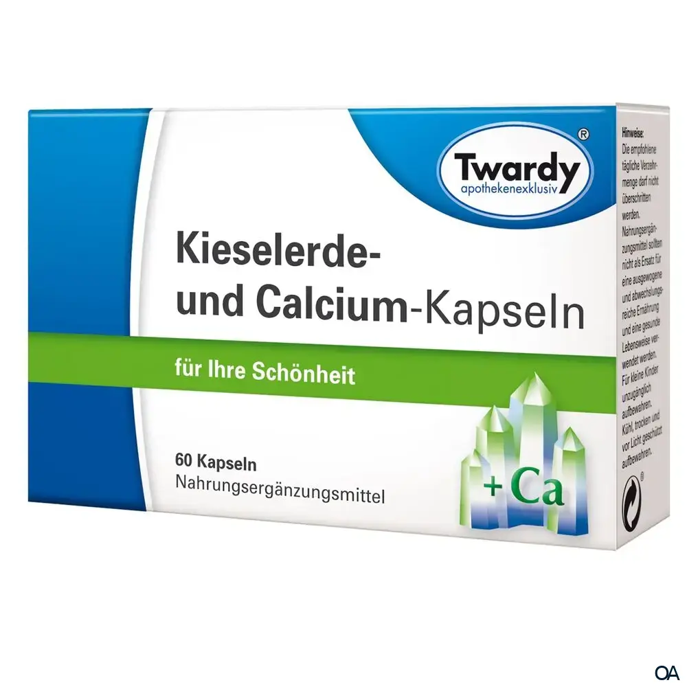 Twardy Kieselerde‐ und Calcium‐Kapseln