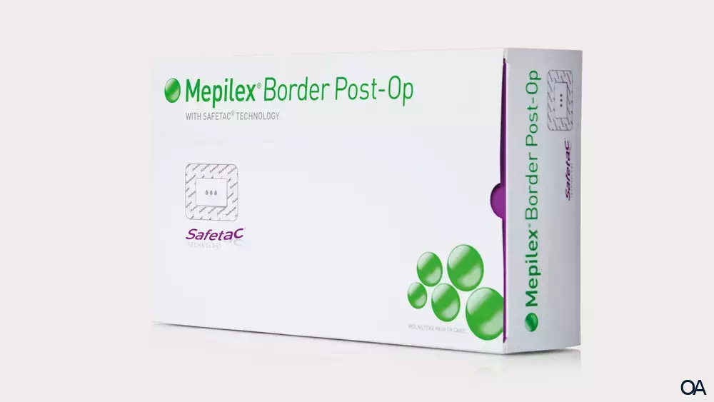Mepilex® Border Post-Op Komplettverband 9 x 10 cm