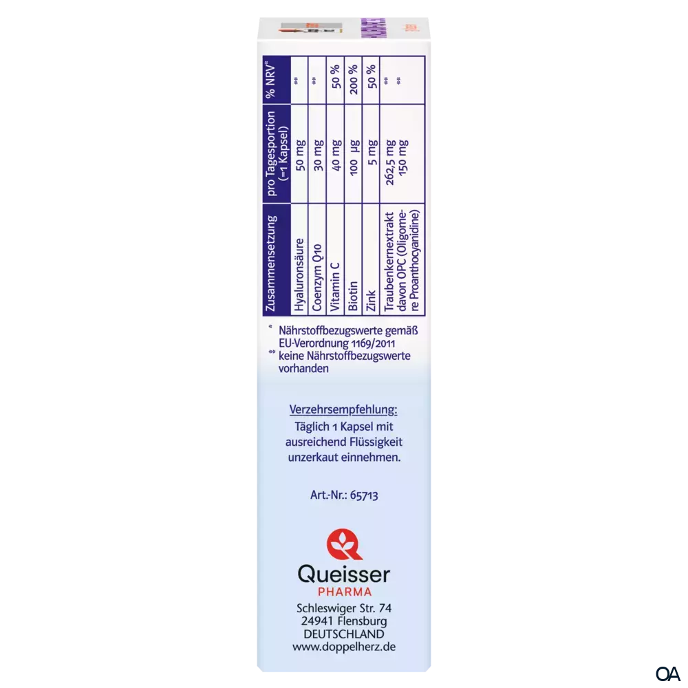 Doppelherz system Hyaluron + OPC 150 Kapseln