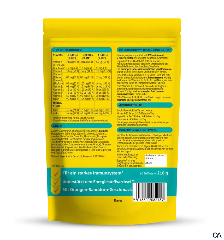 Supradyn® Kids&Co IMMUN Toffees Supradyn® Kids&Co IMMUN Toffees