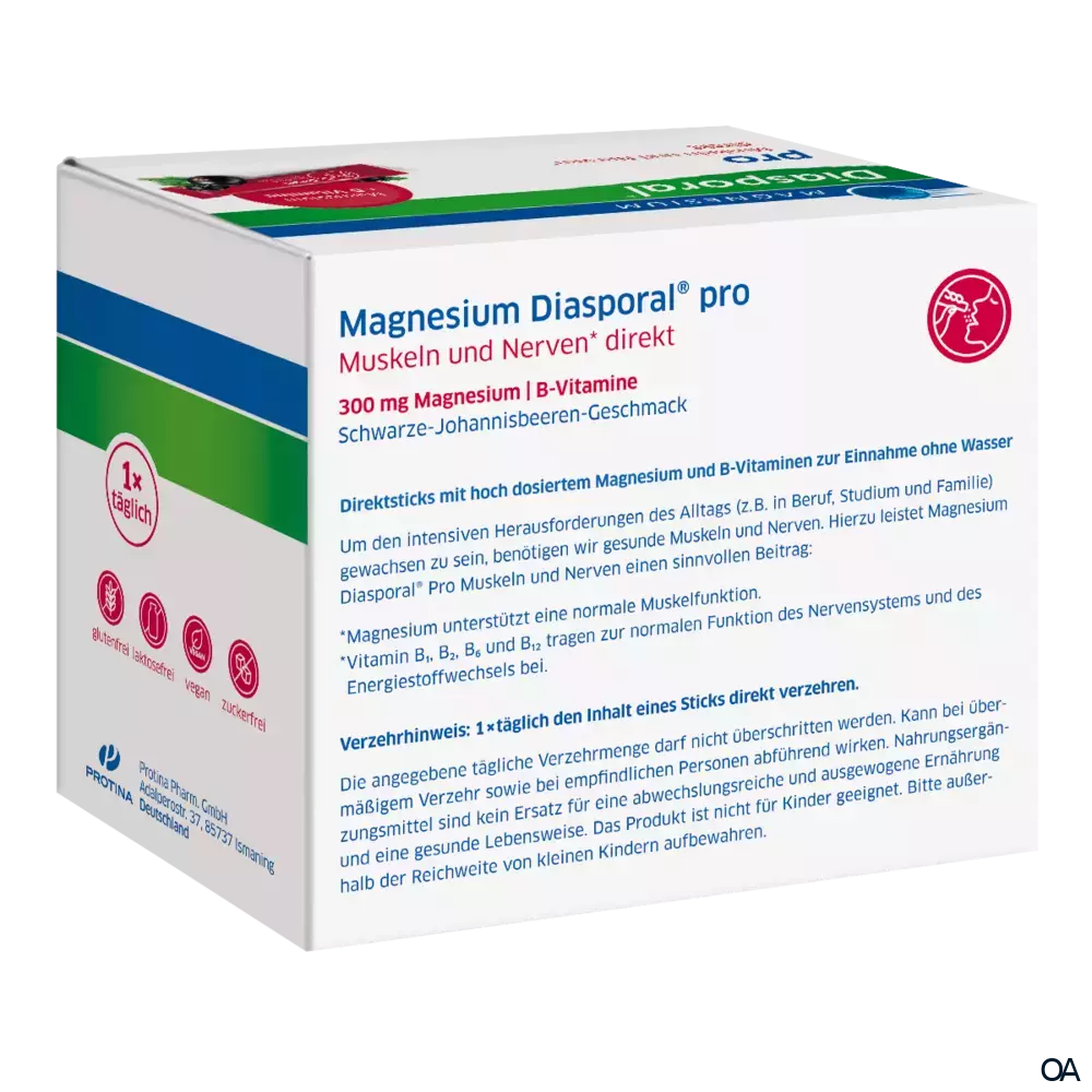 Magnesium Diasporal® Pro Muskeln und Nerven* direkt Sticks