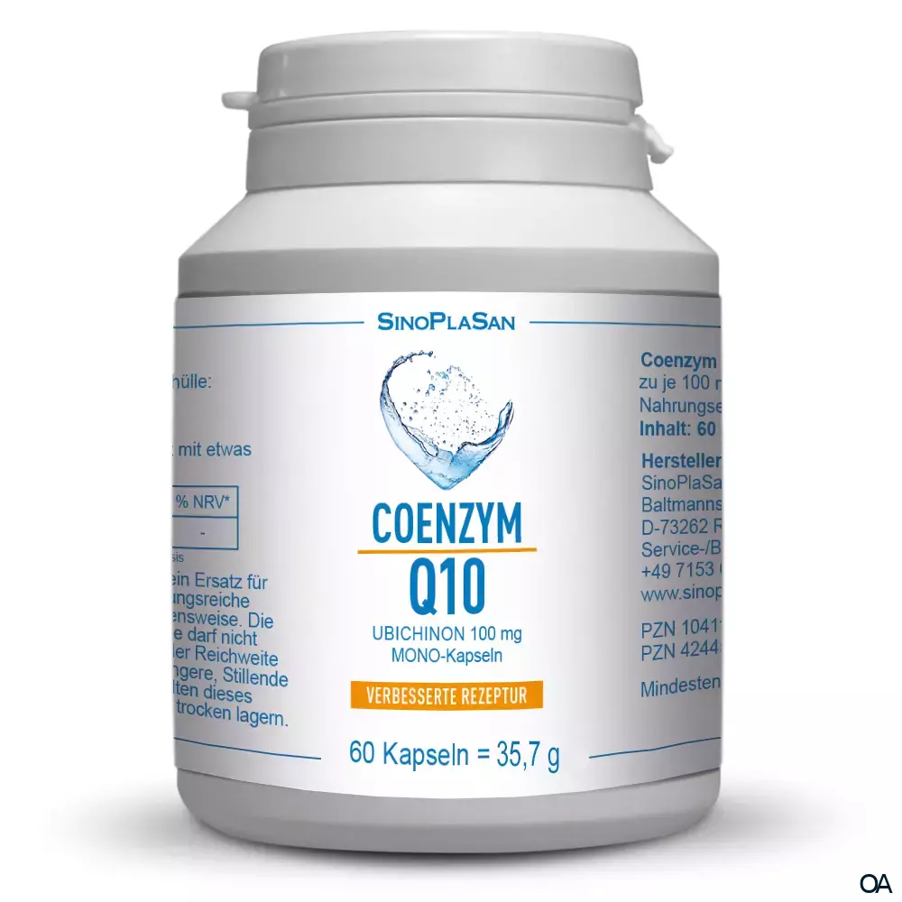 SinoPlaSan Coenzym Q10 100 mg MONO Kapseln