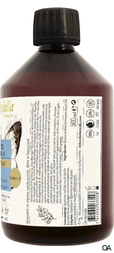 Farfalla Jojoba, Bio-Pflegeöl, Feuchtigkeit