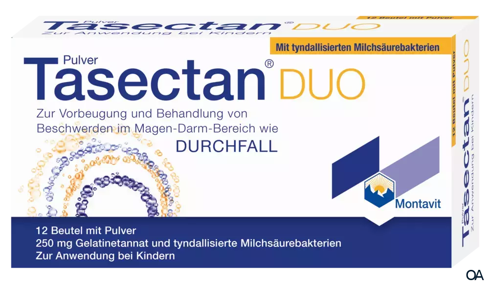 Tasectan DUO 250 mg Pulver zur Anwendung bei Kindern