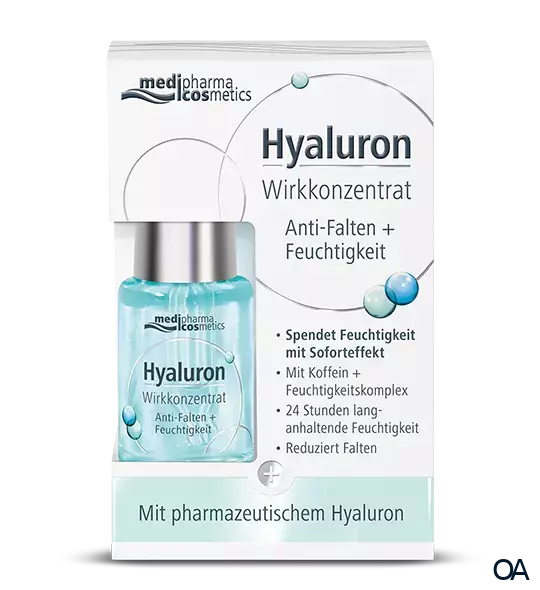 medipharma cosmetics Hyaluron Wirkkonzentrat Anti-Falten + Feuchtigkeit Serum