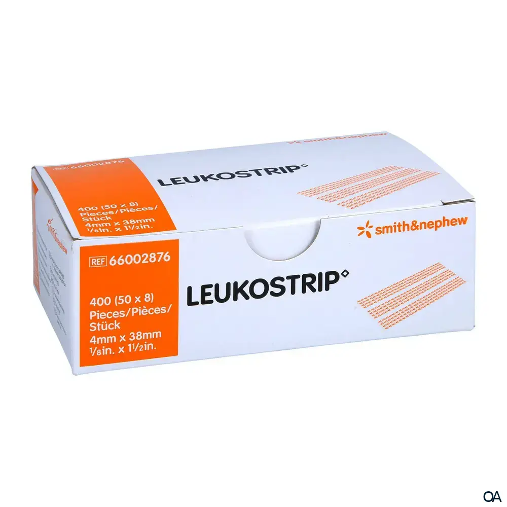 LEUKOSTRIP Wundnahtstreifen 4 x 38 mm, 50 x 8 Stück