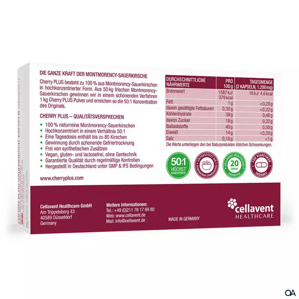 CHERRY PLUS Kapseln