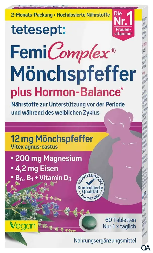 tetesept FemiComplex® Mönchspfeffer Tabletten