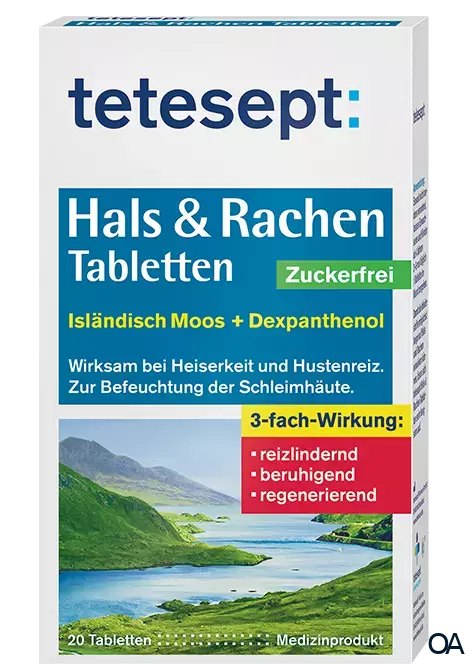 tetesept Hals Tabletten Isländisch Moos Zuckerfrei