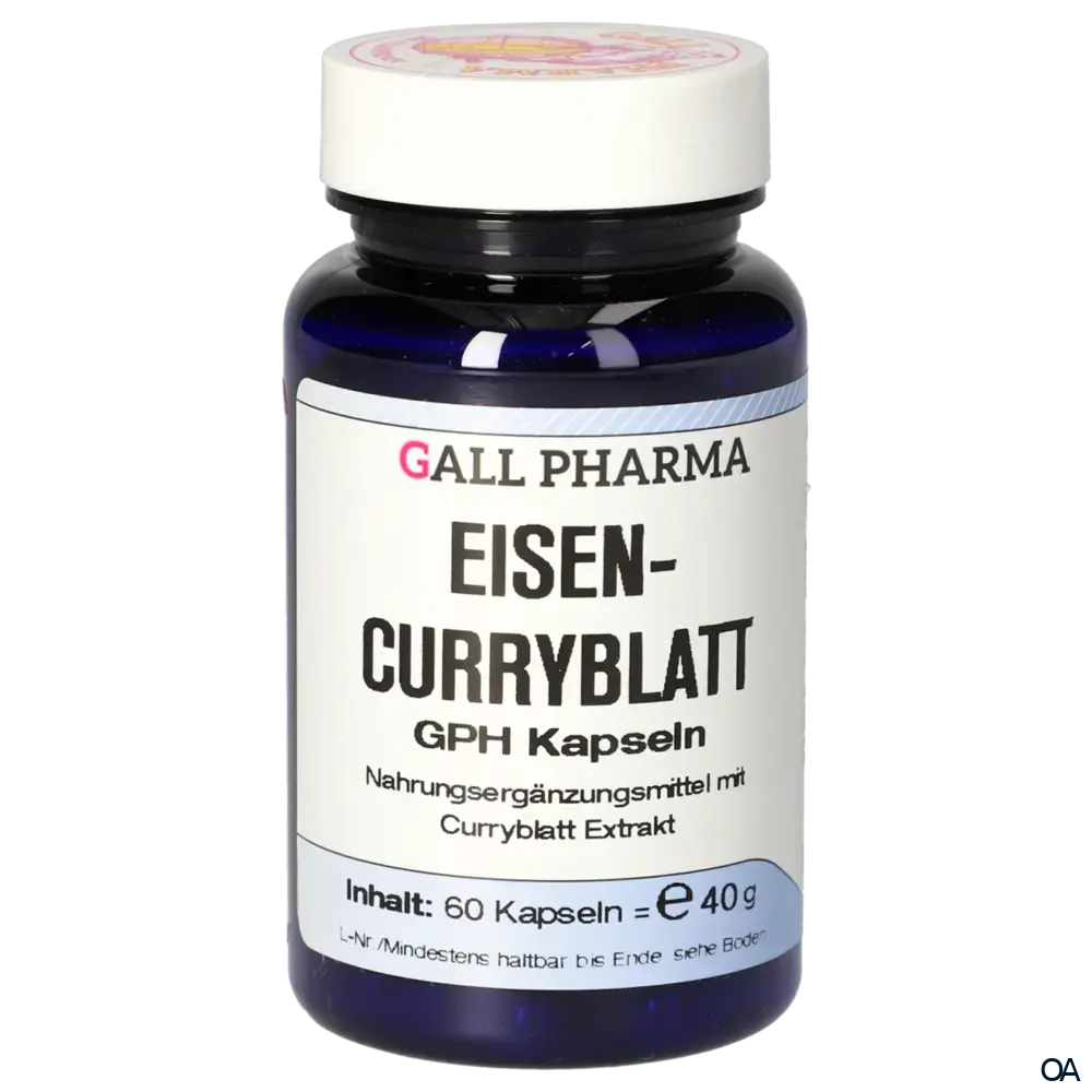 Gall Pharma Eisen Curryblatt Kapseln