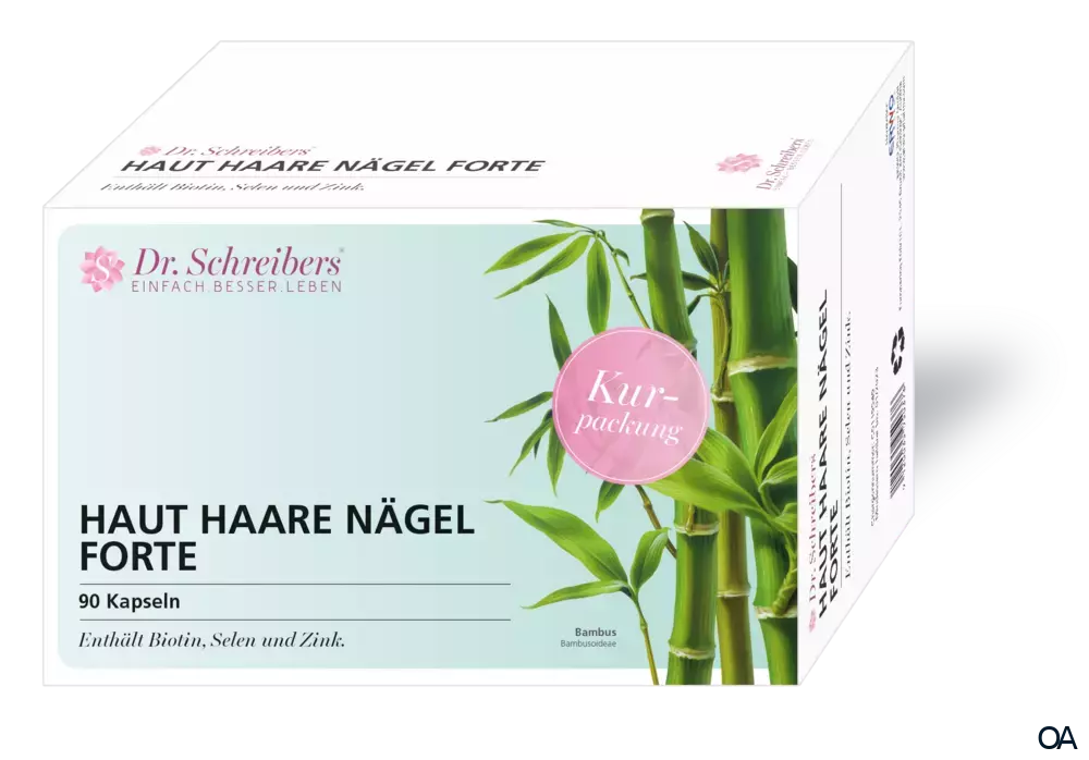 Dr. Schreibers® Haut Haare Nägel forte Kapseln