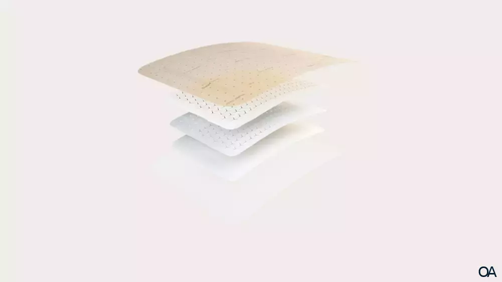 Mepilex® Border Flex Schaumverband 15 x 15 cm