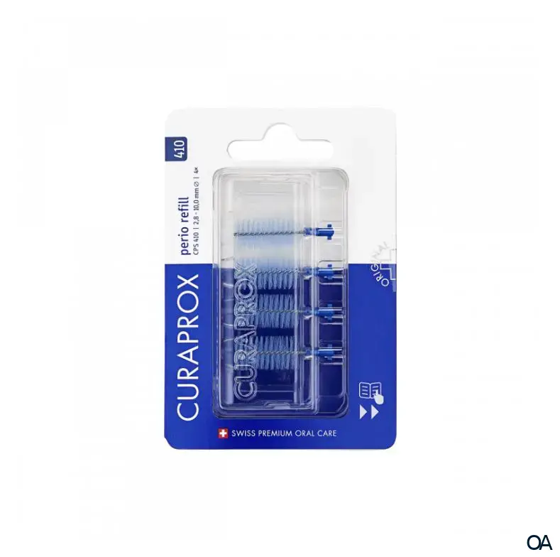 Curaprox Interdentalbürsten CPS 410 Perio Refill - deep sky blue