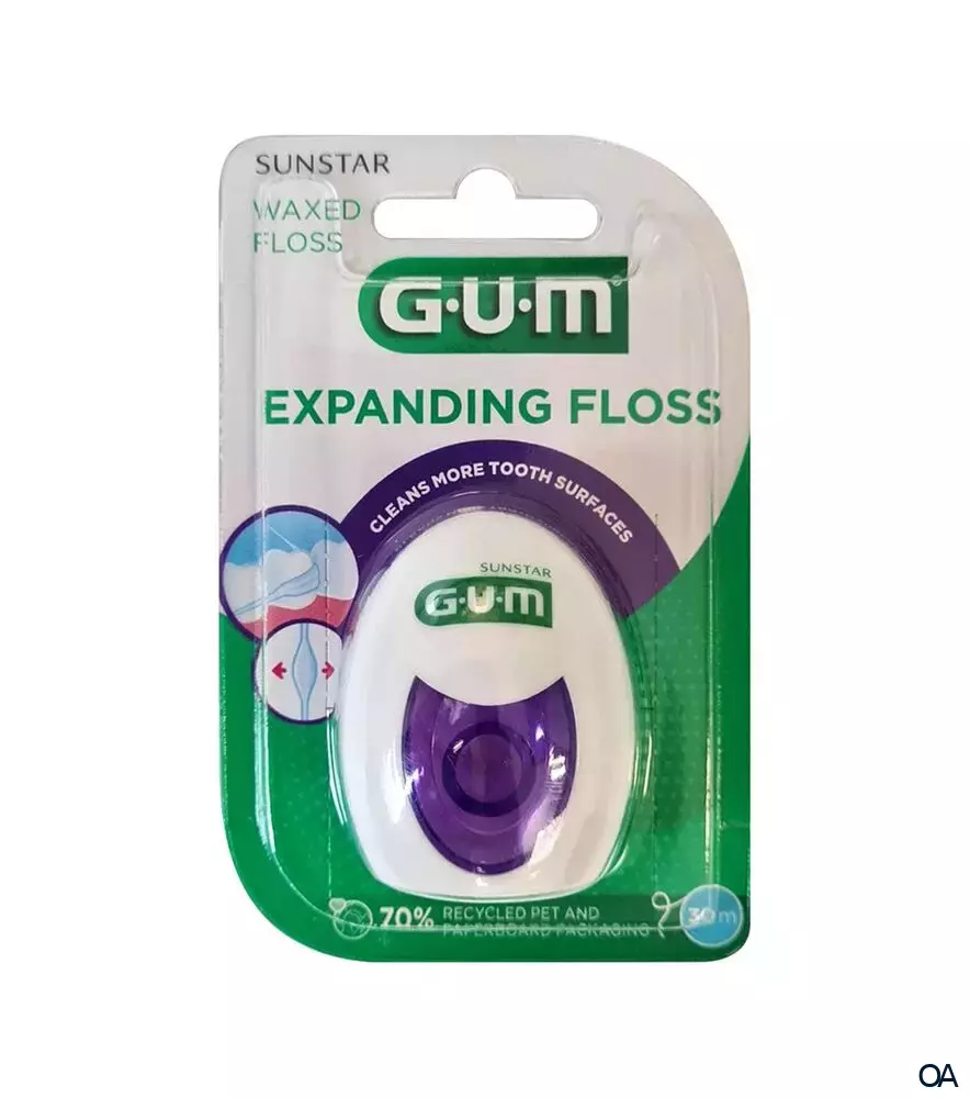 GUM® EXPANDING FLOSS Zahnseide - leicht gewachst
