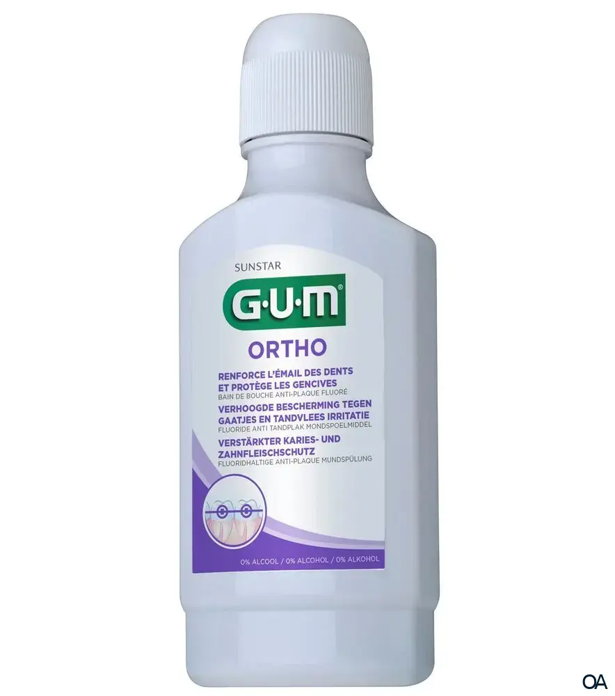 GUM® ORTHO Mundspülung