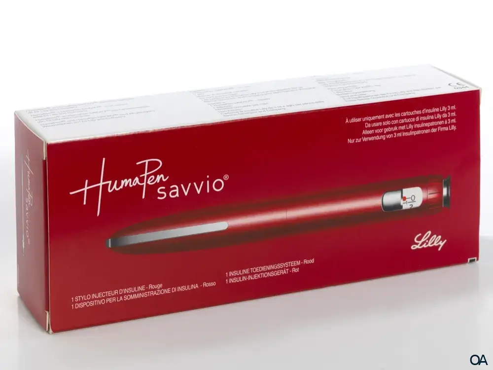 HumaPen SAVVIO® Insulin-Injektionsgerät - Rot HumaPen SAVVIO® Insulin-Injektionsgerät - Rot