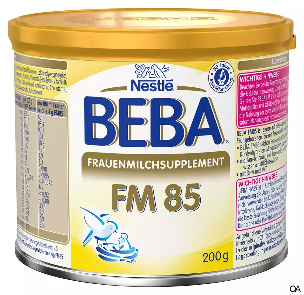 Nestlé Beba Frauenmilchsupplement FM 85 Pulver