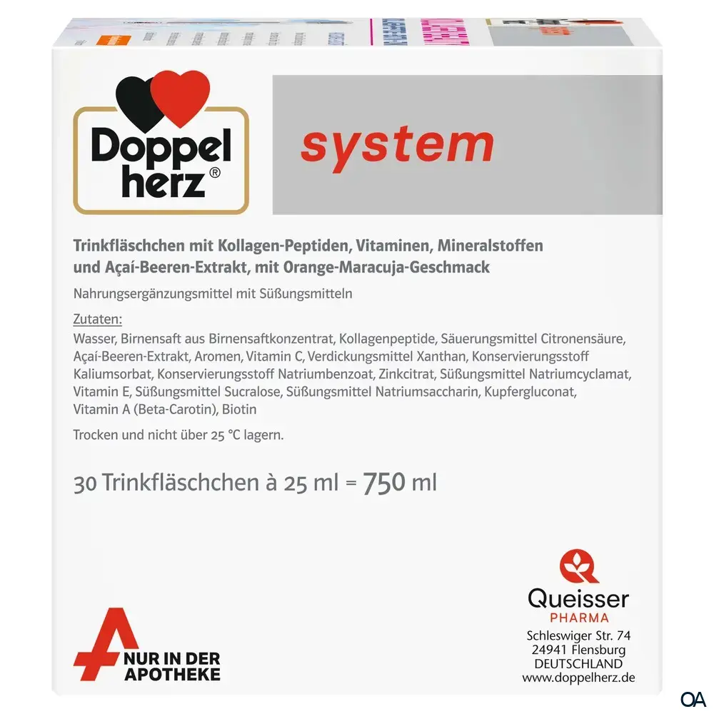 Doppelherz system KOLLAGEN BEAUTY Trinkfläschchen - Orange-Maracuja