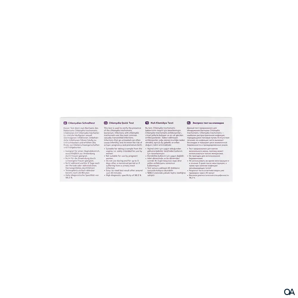 UEBE Medical cyclotest Chlamydien Schnelltest